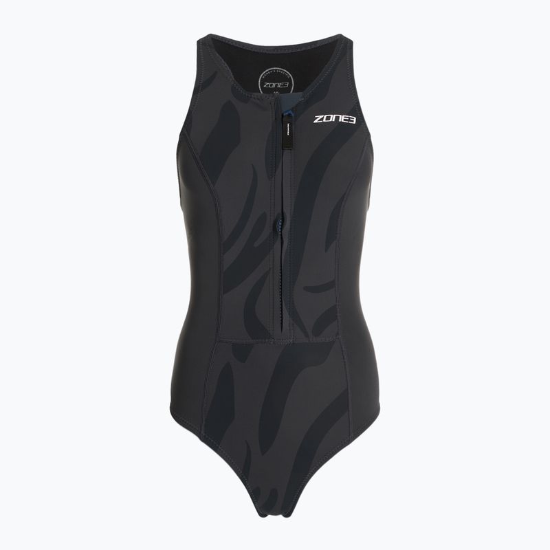 Pianka triathlonowa damska ZONE3 Yulex Sleeveless 1,5 mm black/grey