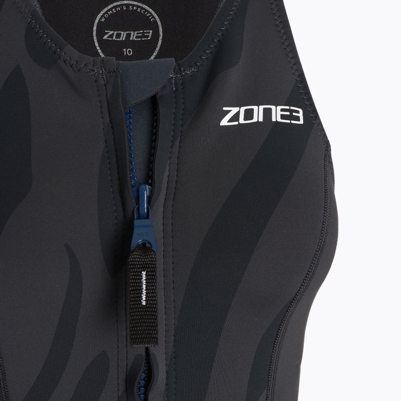 Pianka triathlonowa damska ZONE3 Yulex Sleeveless 1,5 mm black/grey 3