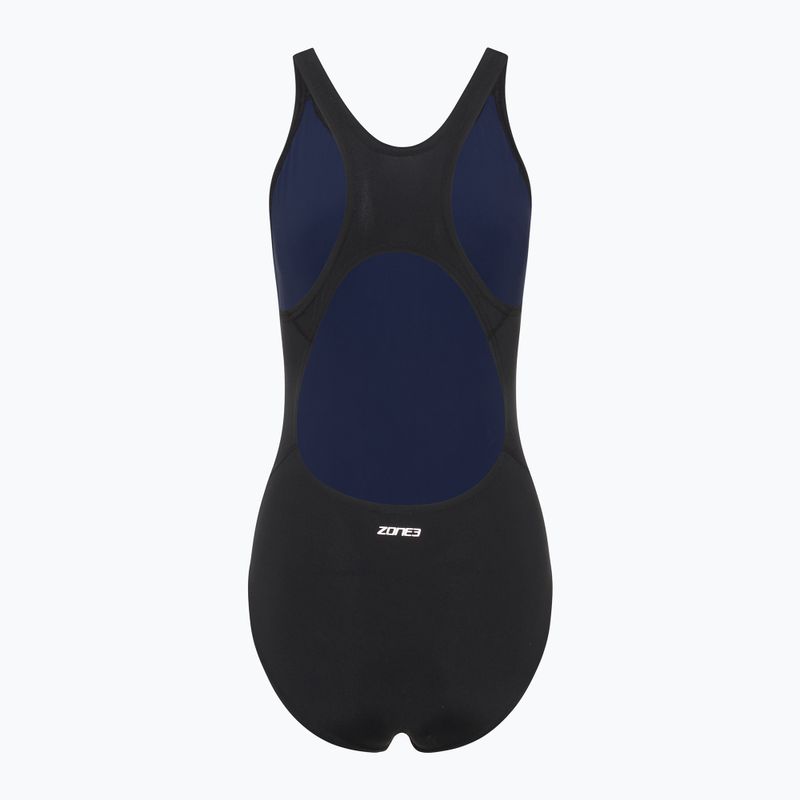 Strój pływacki jednoczęściowy damski ZONE3 OWS Renew Classic black 2