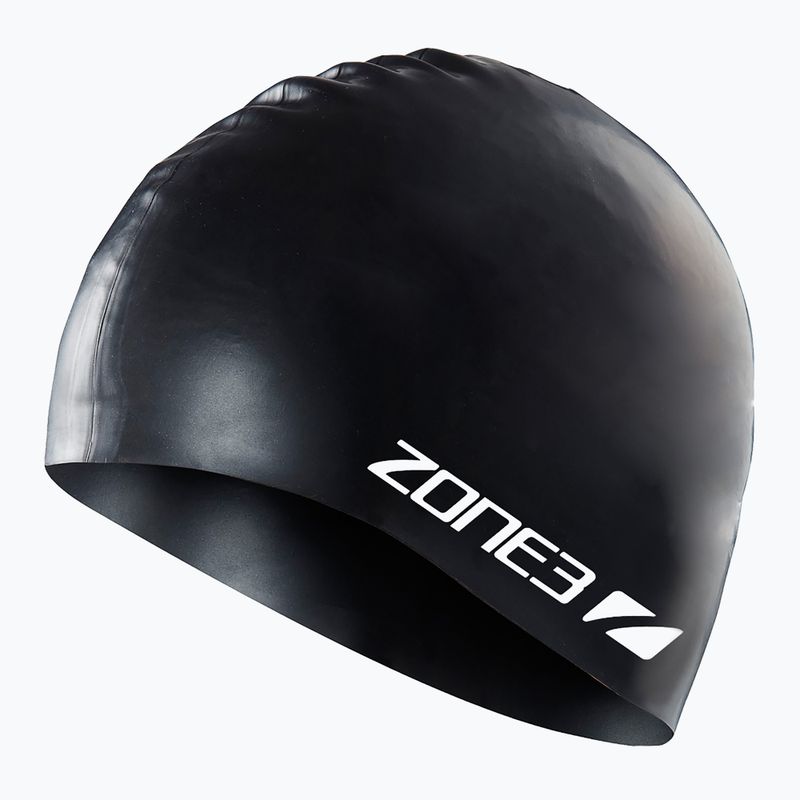 Czepek pływacki ZONE3 Silicone Swim black