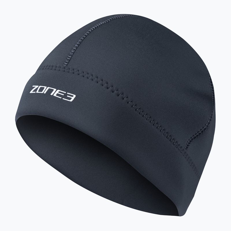 Czapka neoprenowa ZONE3 Active Flex Swim grey/orange