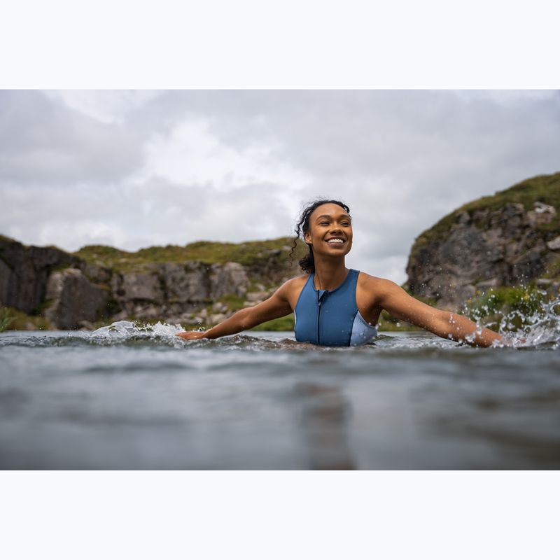 Pianka do pływania damska ZONE3 Yulex Sleeveless multi blue/white 6