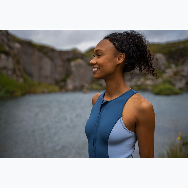 Pianka do pływania damska ZONE3 Yulex Sleeveless multi blue/white 9