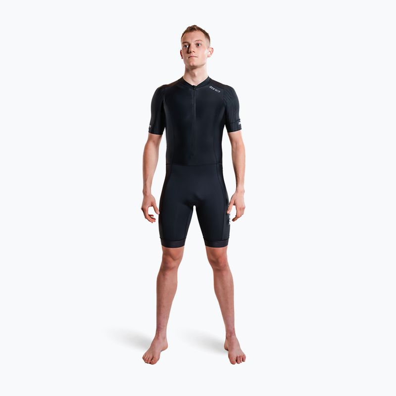 Kombinezon triathlonowy męski ZONE3 Activate+ Trisuit black 4