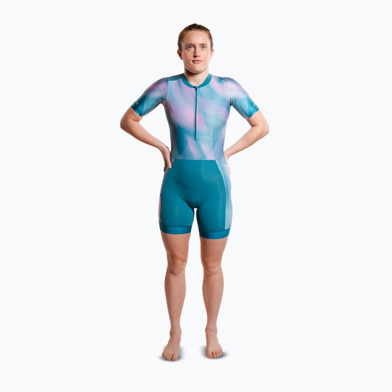 Kombinezon triathlonowy damski ZONE3 Activate+ Trisuit print 3