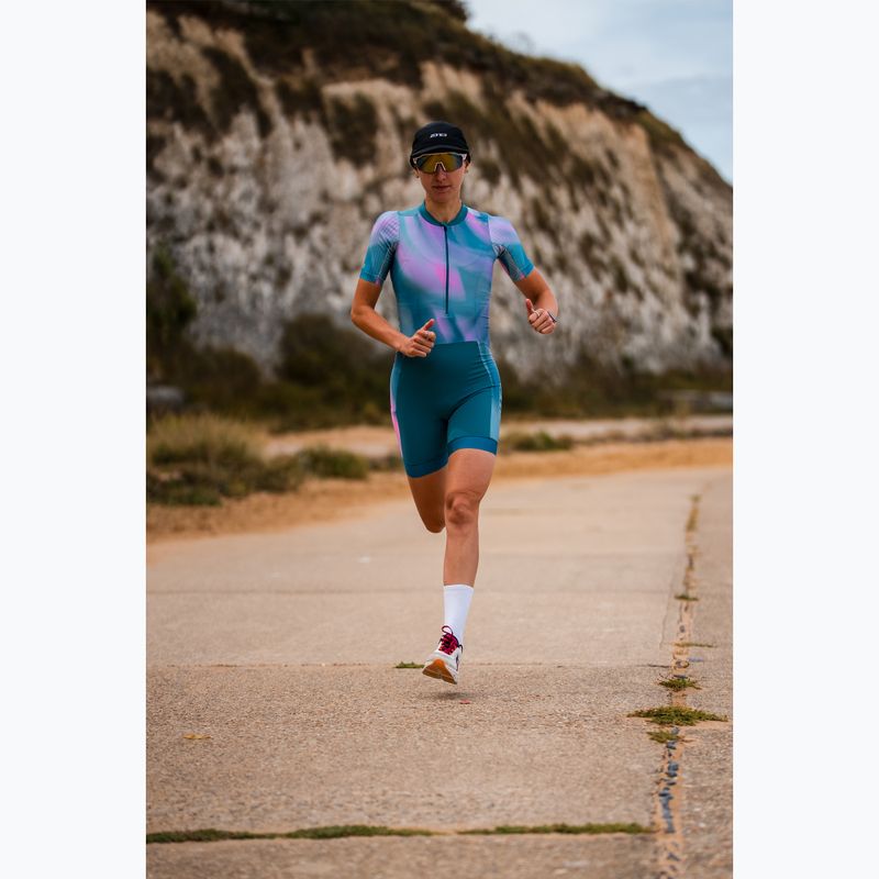 Kombinezon triathlonowy damski ZONE3 Activate+ Trisuit print 9
