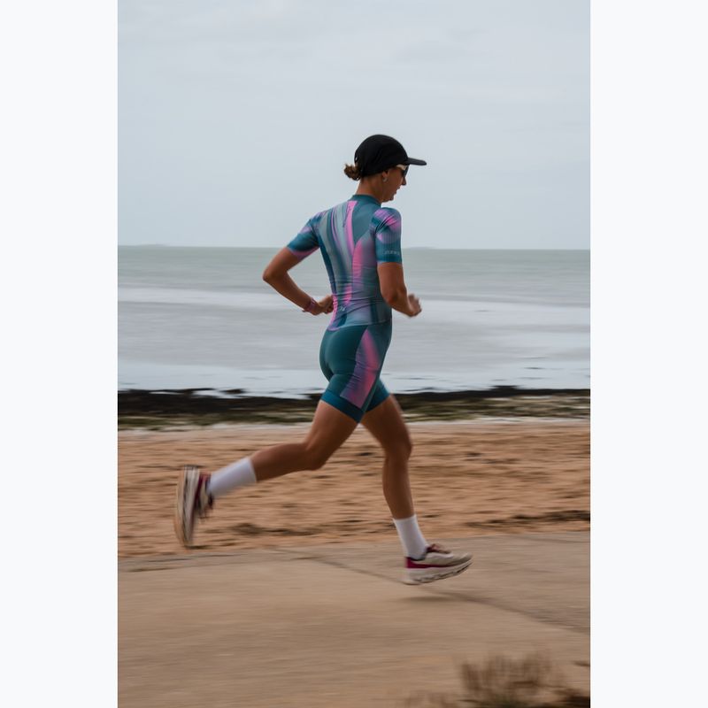 Kombinezon triathlonowy damski ZONE3 Activate+ Trisuit print 10