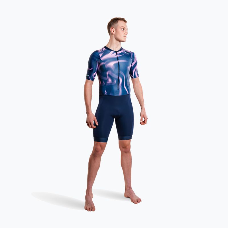 Kombinezon triathlonowy męski ZONE3 Activate+ Trisuit print 4