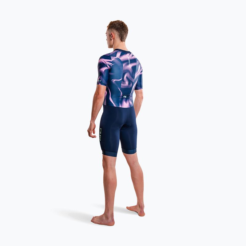 Kombinezon triathlonowy męski ZONE3 Activate+ Trisuit print 5