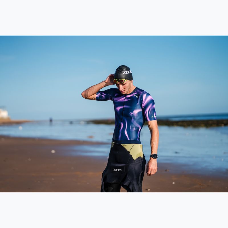 Kombinezon triathlonowy męski ZONE3 Activate+ Trisuit print 13