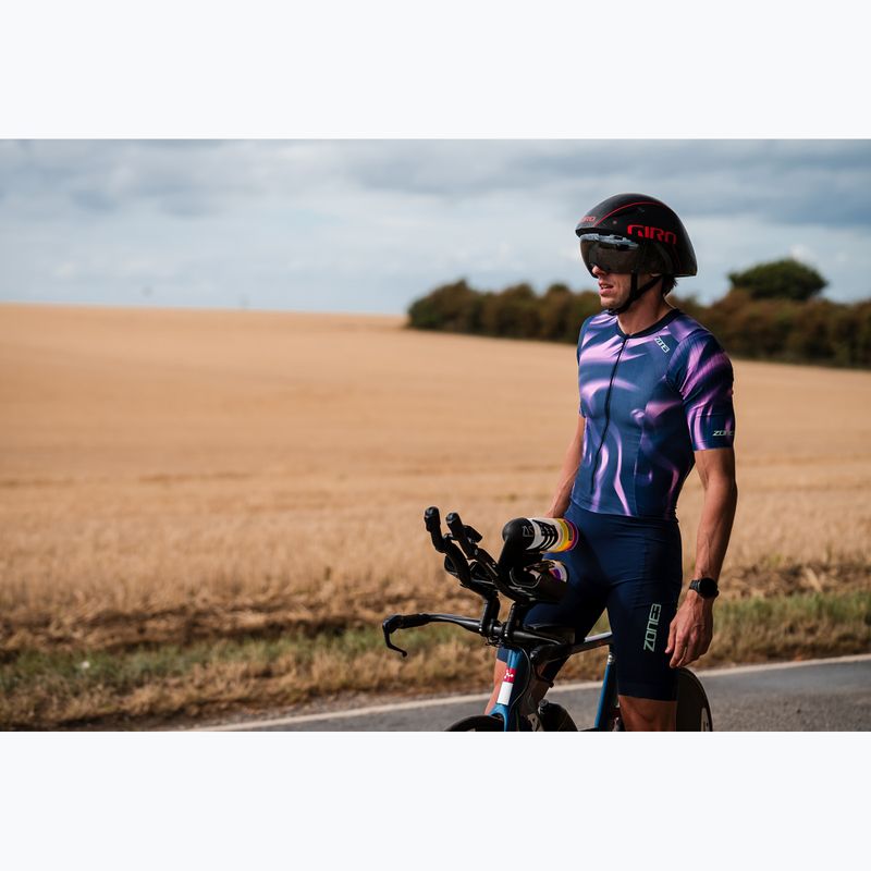 Kombinezon triathlonowy męski ZONE3 Activate+ Trisuit print 14