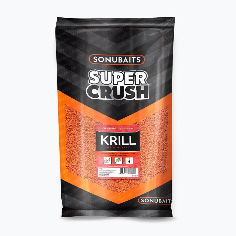 Zanęta do metody Sonubaits Supercrush Krill red