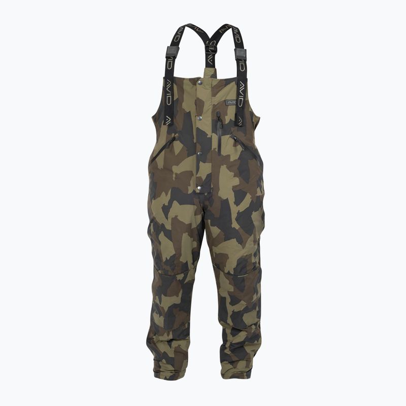 Spodnie wędkarskie męskie Avid Carp Ripstop Salopettes camo