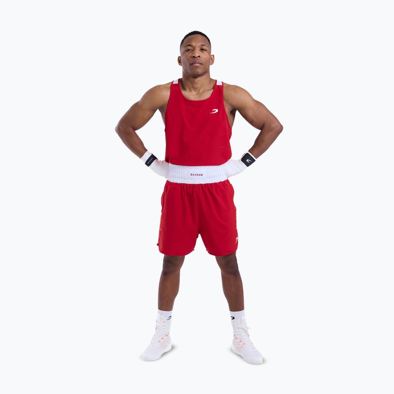 Spodenki treningowe męskie BOXRAW Stevenson V2 red/white 2