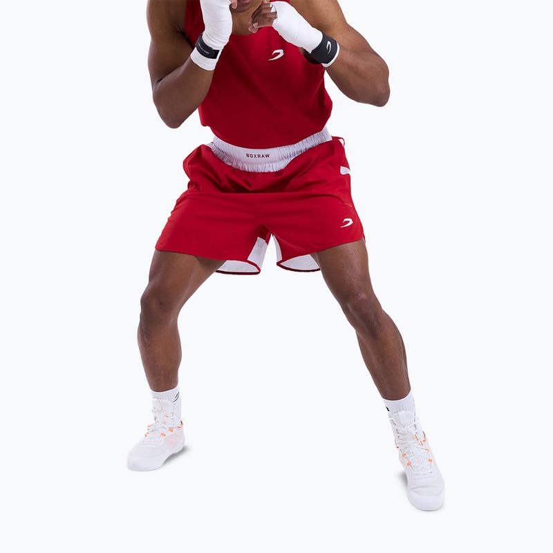 Spodenki treningowe męskie BOXRAW Stevenson V2 red/white 5