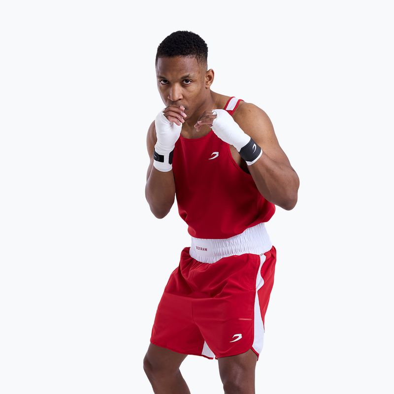 Koszulka męska Boxraw Stevenson V2 Tank red/white 4