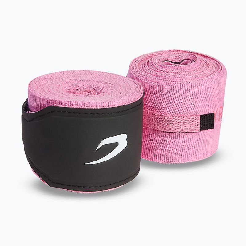 Bandaże bokserkie BOXRAW Hand Wraps pink 2