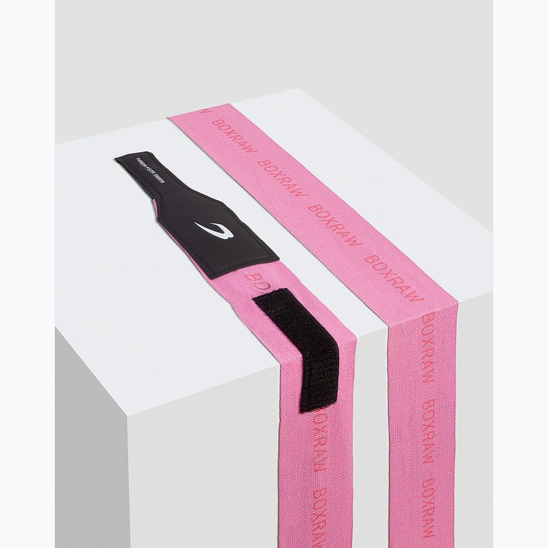 Bandaże bokserkie BOXRAW Hand Wraps pink 4