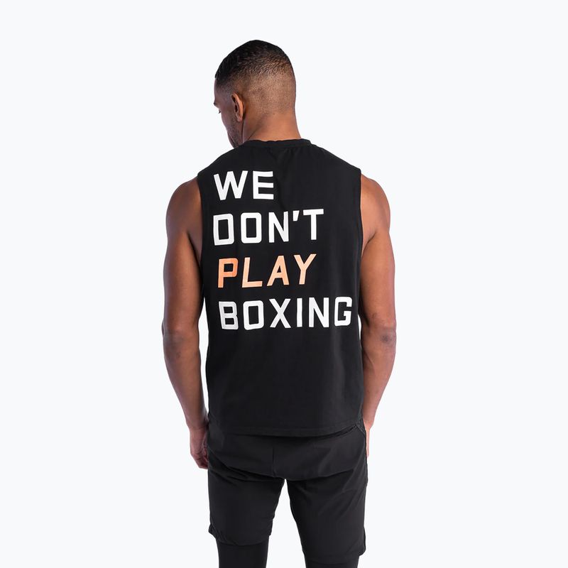 Koszulka męska BOXRAW We Don't Play Boxing Muscle Tank black 3