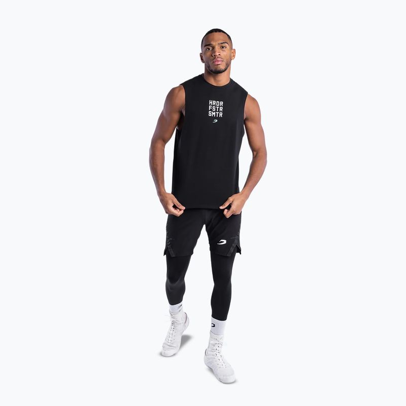 Koszulka męska Boxraw HRDR FSTR SMTR Muscle Tank black 2