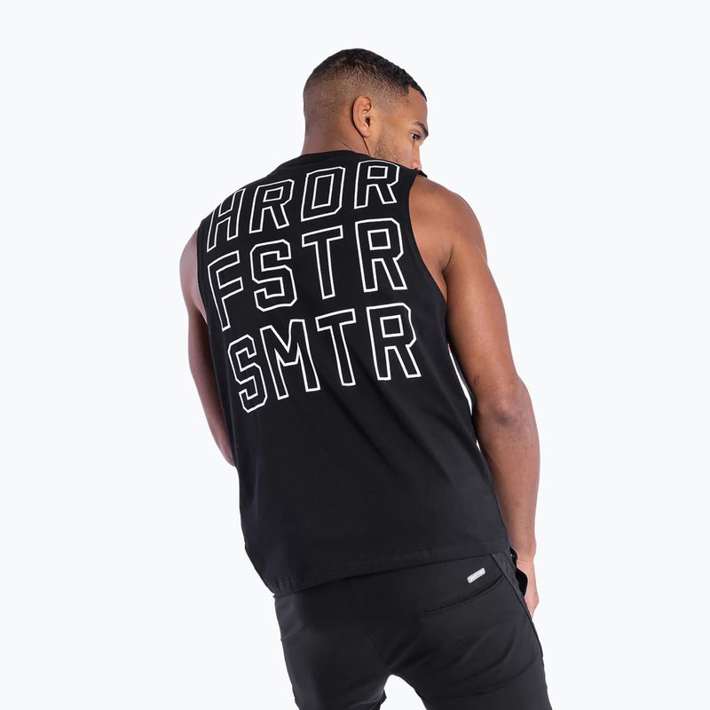 Koszulka męska Boxraw HRDR FSTR SMTR Muscle Tank black 3