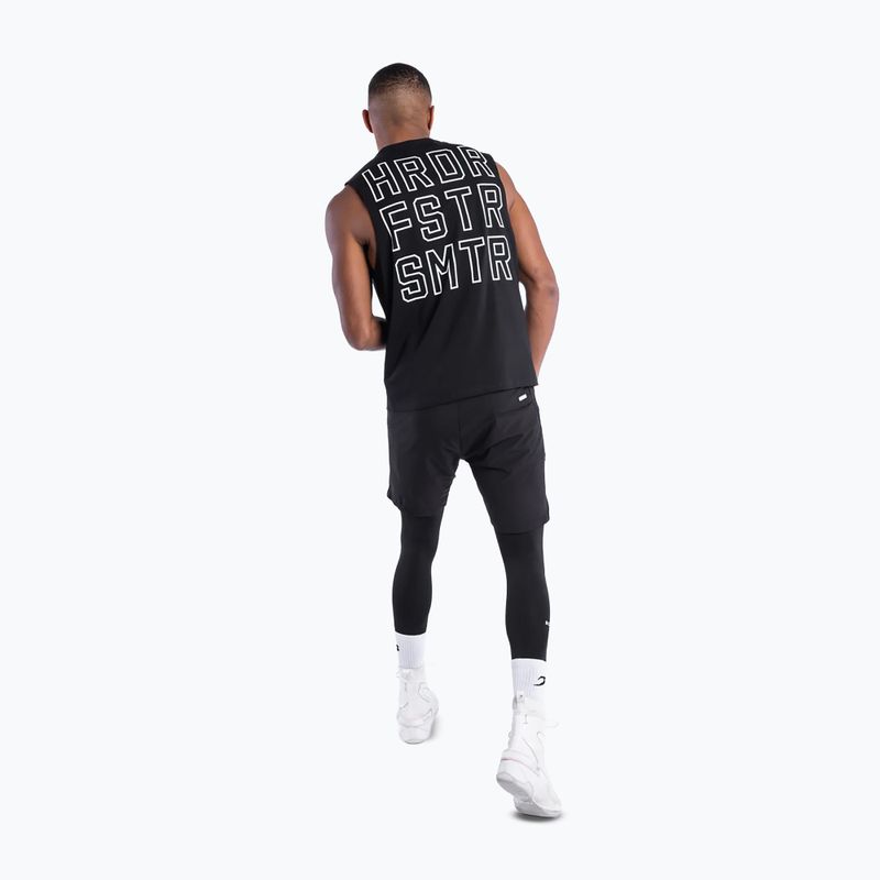 Koszulka męska Boxraw HRDR FSTR SMTR Muscle Tank black 4