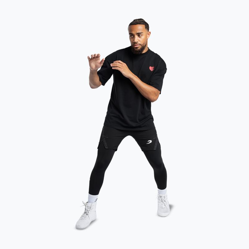 Koszulka męska Boxraw Boxing is Love Oversized black 2
