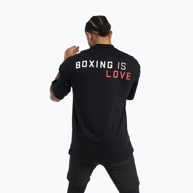 Koszulka męska Boxraw Boxing is Love Oversized black 3