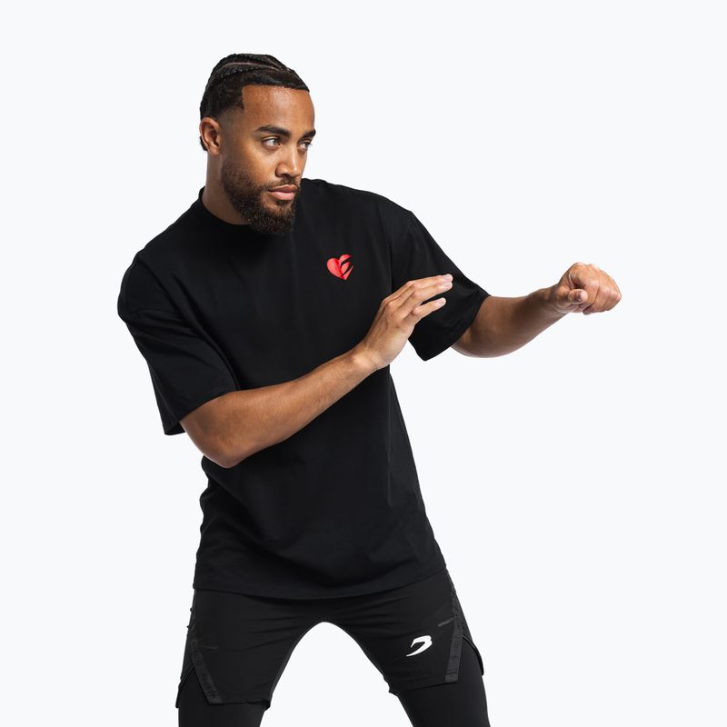 Koszulka męska Boxraw Boxing is Love Oversized black 7