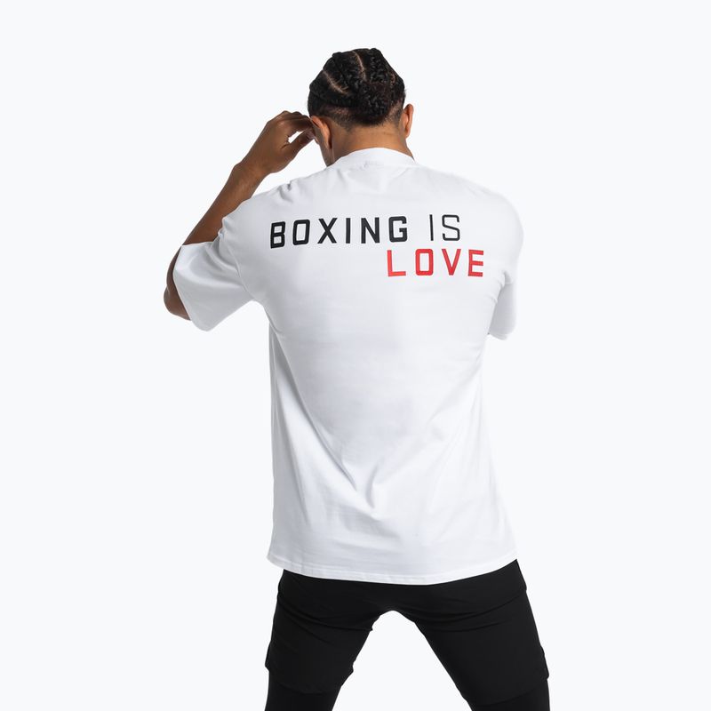 Koszulka męska Boxraw Boxing is Love Oversized white 3