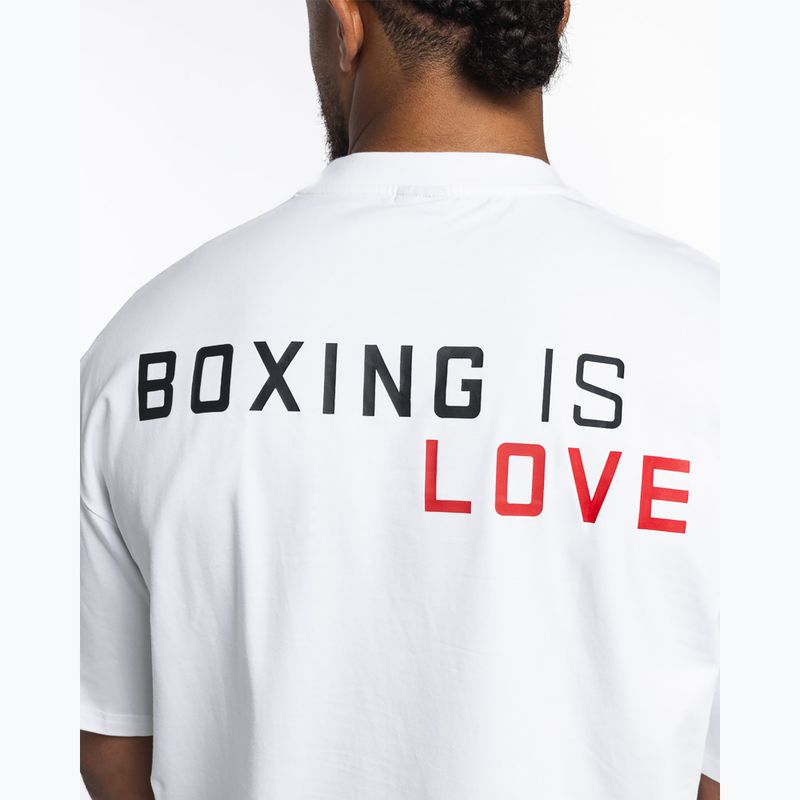 Koszulka męska Boxraw Boxing is Love Oversized white 9