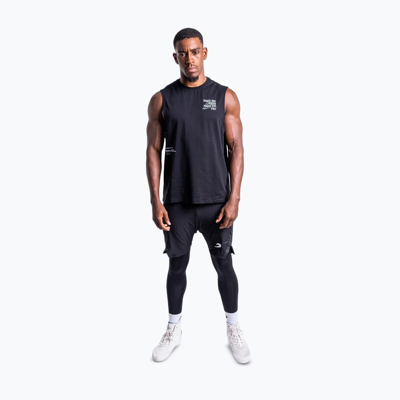 Koszulka męska BOXRAW Make 'Em Miss Muscle black 2