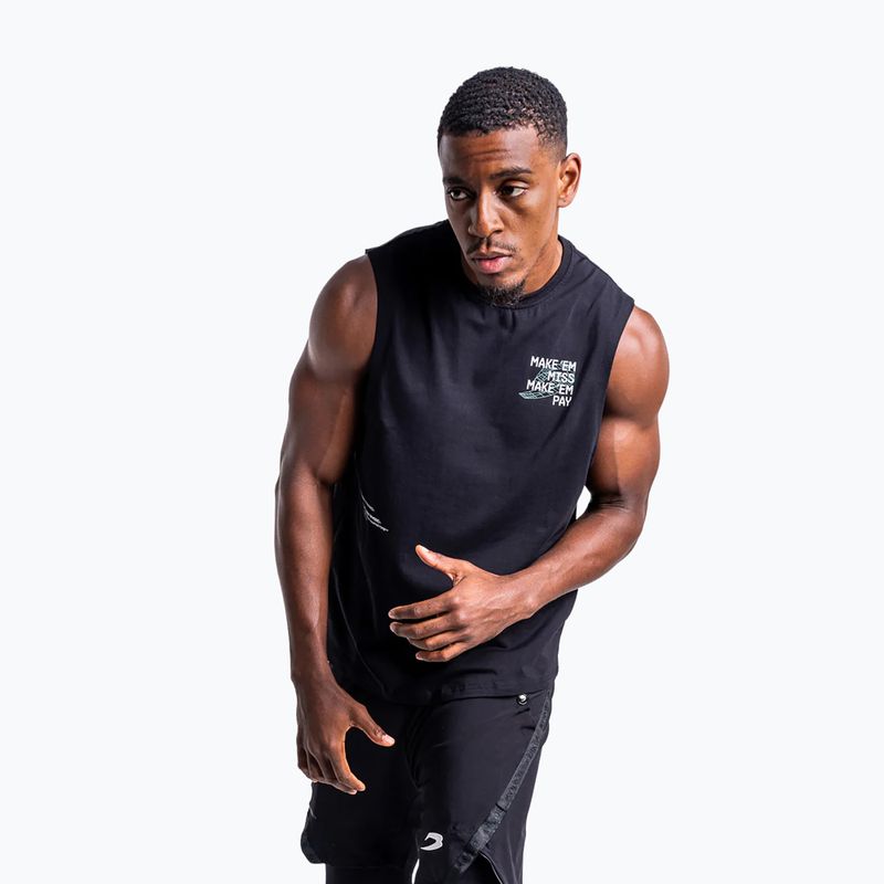 Koszulka męska BOXRAW Make 'Em Miss Muscle black 5