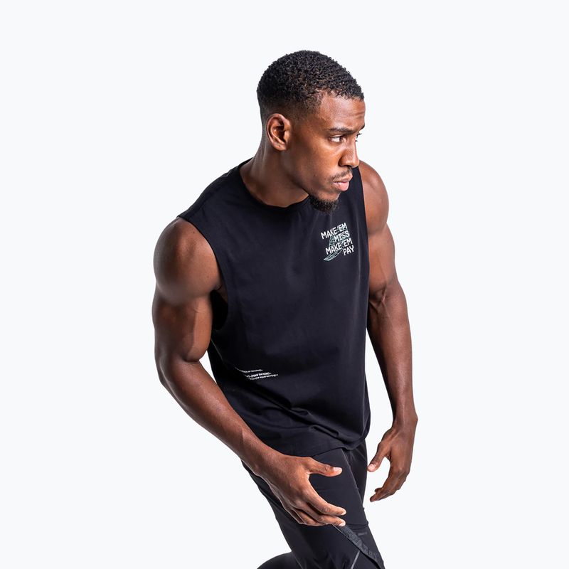 Koszulka męska BOXRAW Make 'Em Miss Muscle black 6