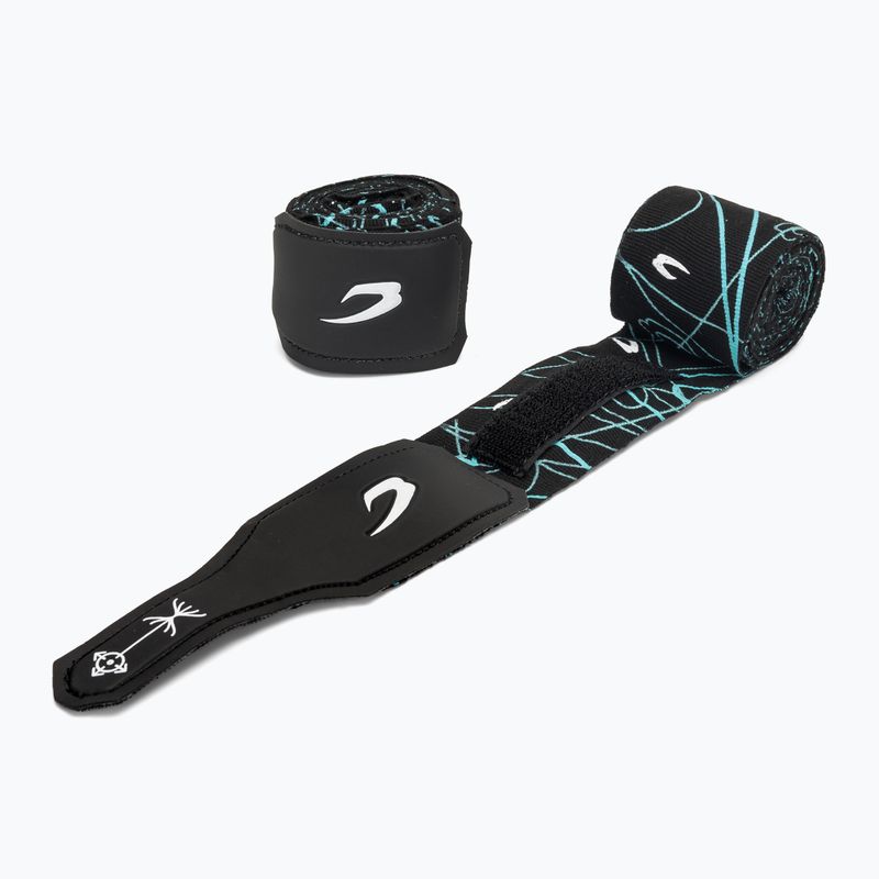 Bandaże bokserskie BOXRAW Dyscyplined Thought Hand Wraps 450 cm black