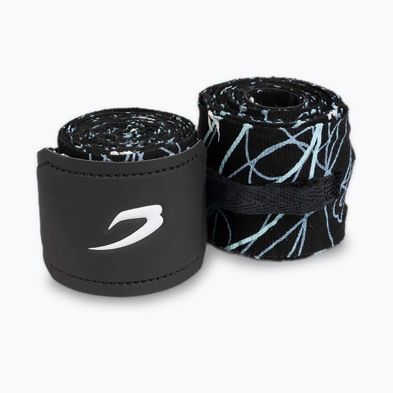 Bandaże bokserskie BOXRAW Dyscyplined Thought Hand Wraps 450 cm black 2