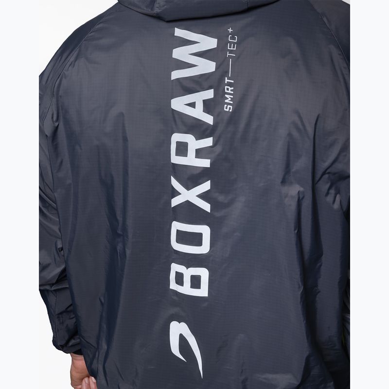 Kurtka przeciwwiatrowa męska BOXRAW Genaro Oversized Windbreaker Hoodie charcoal 10