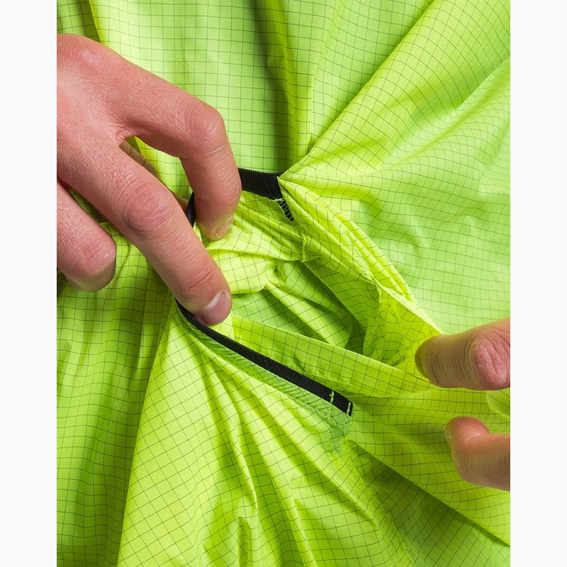 Kurtka przeciwwiatrowa męska BOXRAW Genaro Oversized Windbreaker Hoodie neon yellow 8