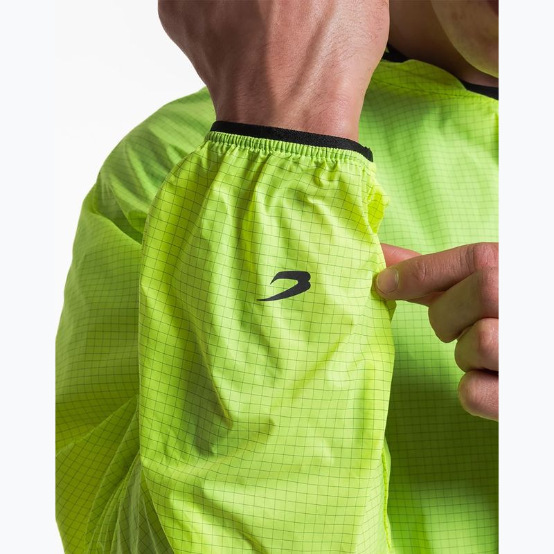 Kurtka przeciwwiatrowa męska BOXRAW Genaro Oversized Windbreaker Hoodie neon yellow 9