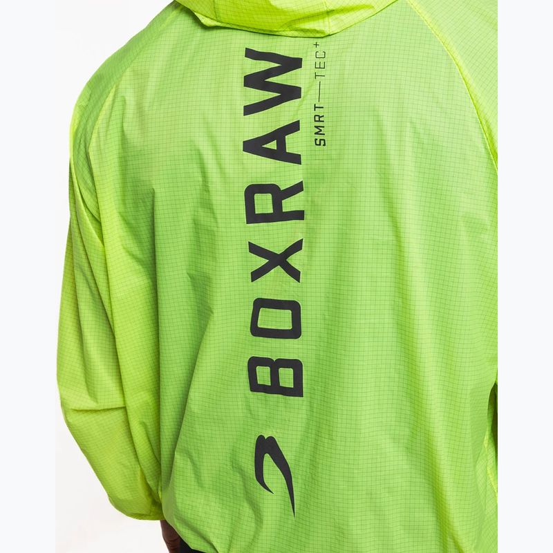 Kurtka przeciwwiatrowa męska BOXRAW Genaro Oversized Windbreaker Hoodie neon yellow 10