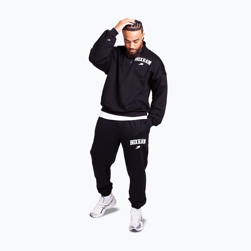 Bluza męska BOXRAW East Street 1/4 Zip black 2