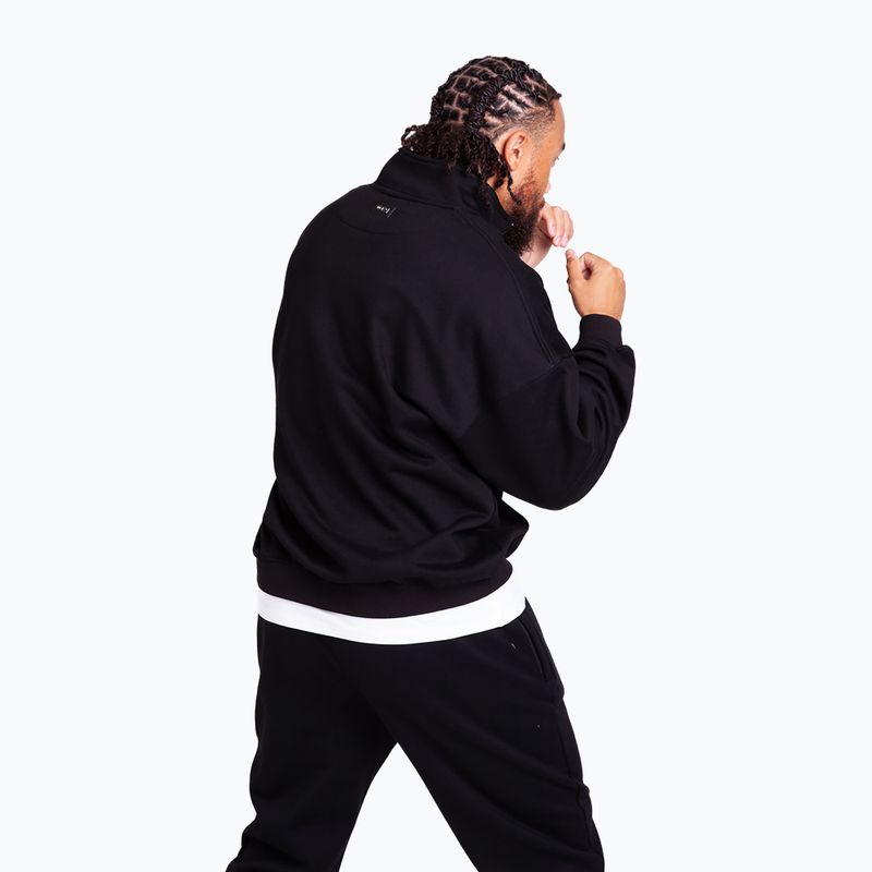 Bluza męska BOXRAW East Street 1/4 Zip black 3
