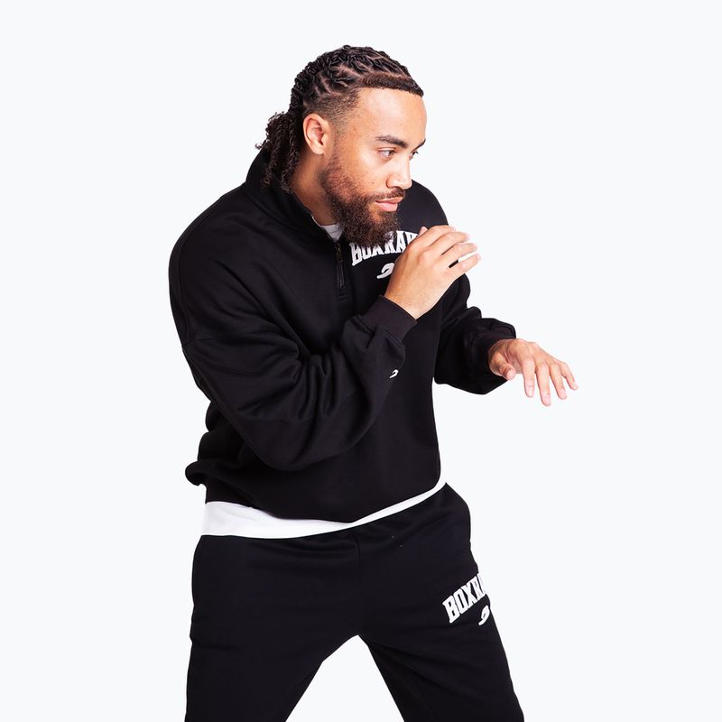 Bluza męska BOXRAW East Street 1/4 Zip black 4