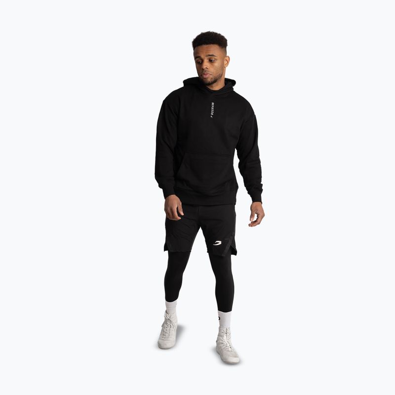 Bluza męska BOXRAW Strike Oversized Hoodie black 2