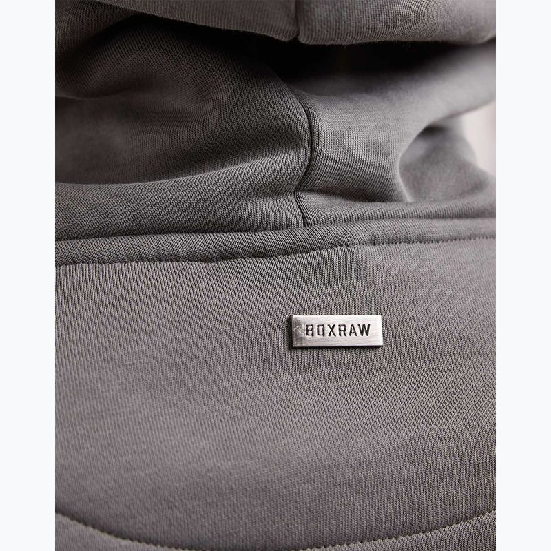Bluza męska BOXRAW East Street Hoodie distressed grey 7