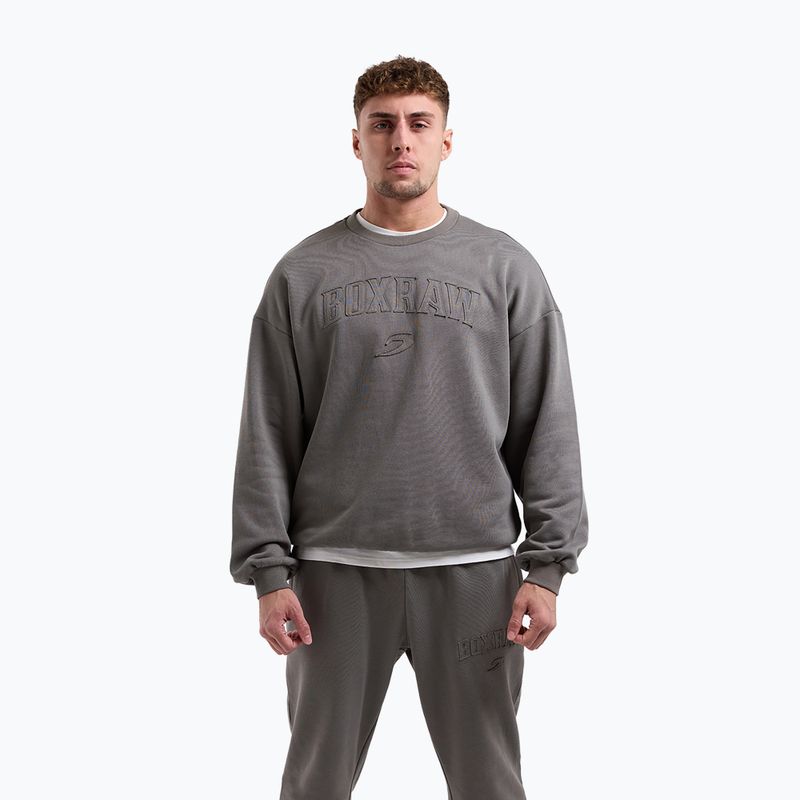 Bluza męska BOXRAW East Street Sweatshirt distressed grey