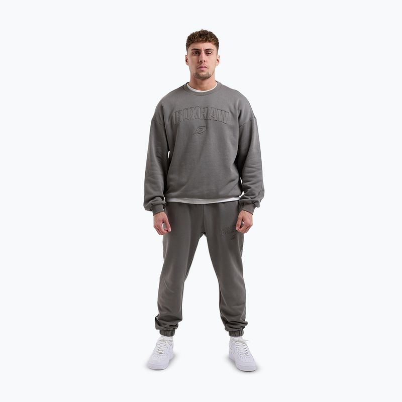 Bluza męska BOXRAW East Street Sweatshirt distressed grey 2