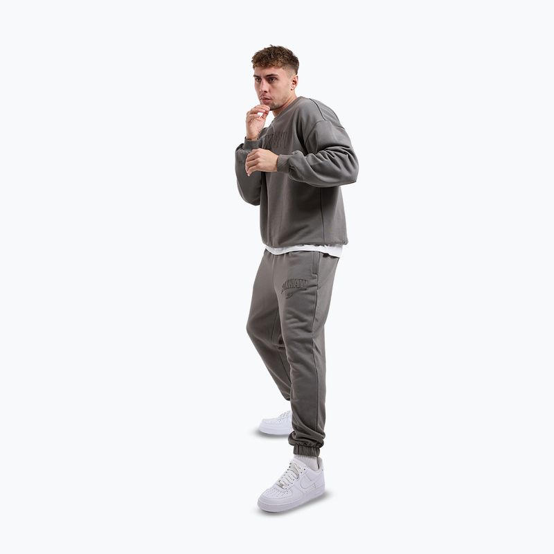Bluza męska BOXRAW East Street Sweatshirt distressed grey 6
