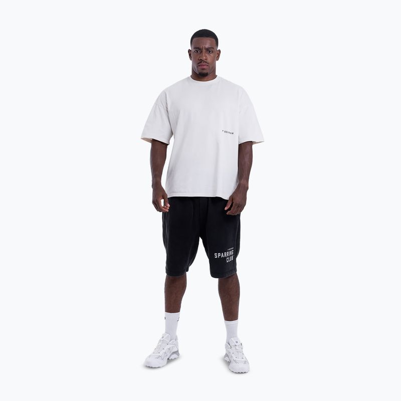 Spodenki treningowe męskie BOXRAW Sparring Club Sweat washed black 2