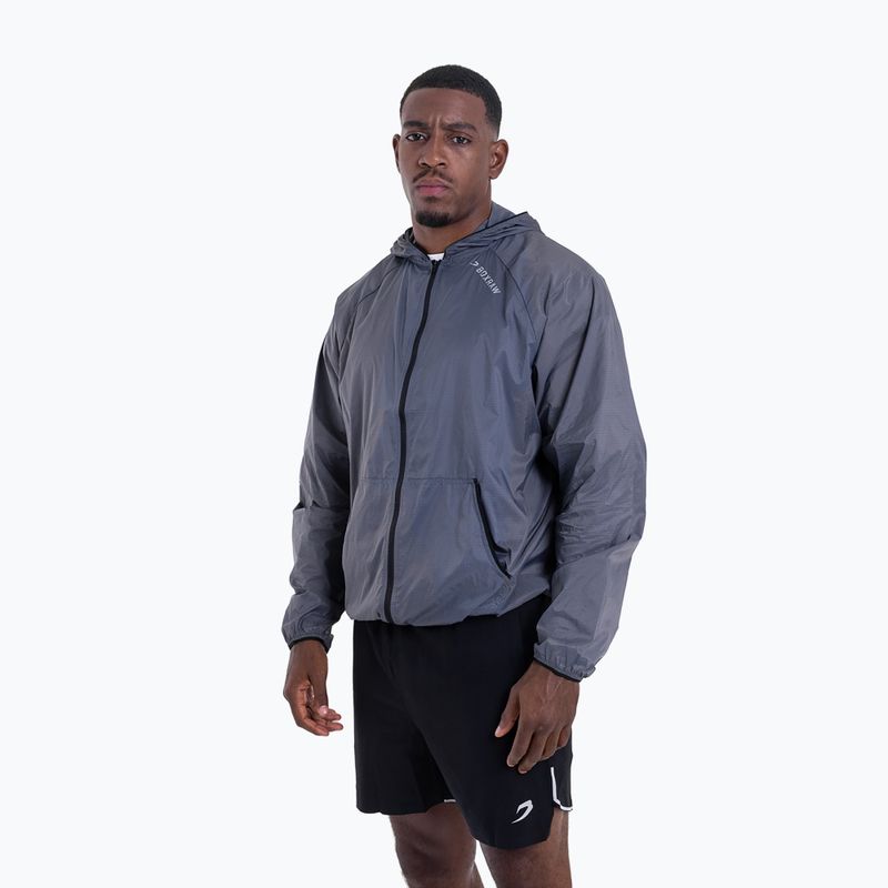 Kurtka męska BOXRAW Genaro Zip Up Windbreaker charcoal 4